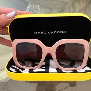 Marc Jacobs Blush Oversized Sunglasses
